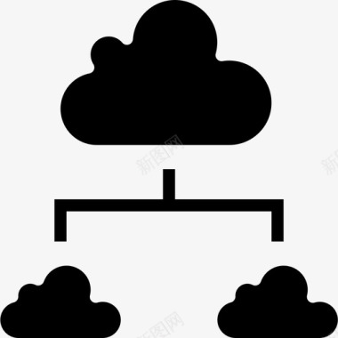 云网络云计算34填充图标图标