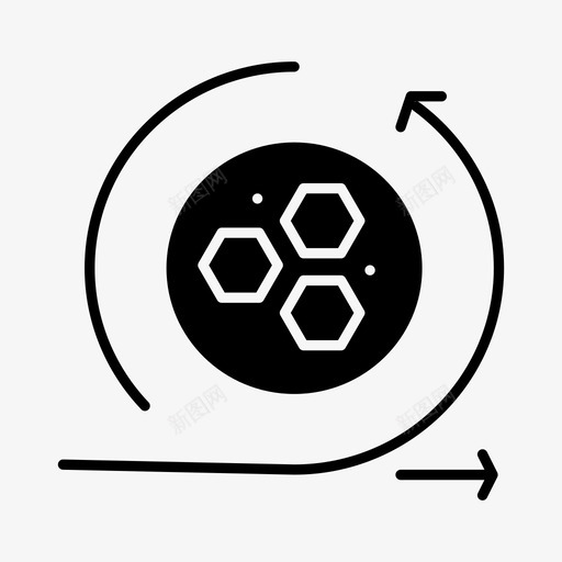 建模api科学图标svg_新图网 https://ixintu.com api 建模 数据科学和网络安全 科学