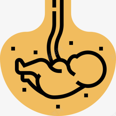 胎儿医学103黄影图标图标