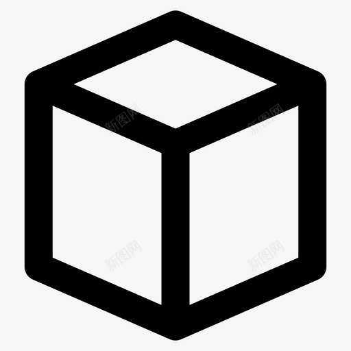 立方体长方体立方体形状图标svg_新图网 https://ixintu.com 包 用户界面 立方体 立方体形状 长方体
