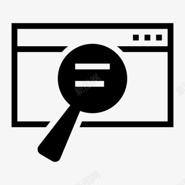 搜索网页浏览器互联网图标图标