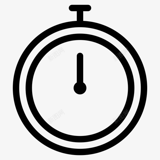 秒表时钟小时图标svg_新图网 https://ixintu.com 小时 时钟 时间 秒表 运动路线