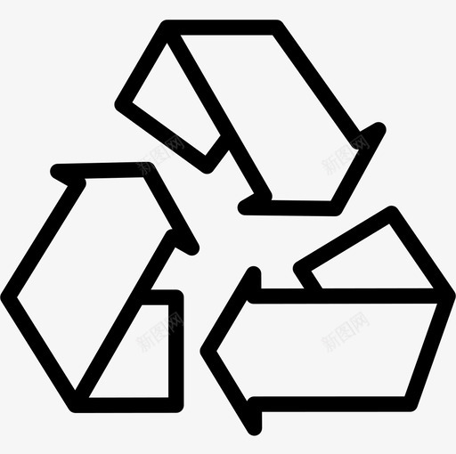 回收九月物流线性图标svg_新图网 https://ixintu.com 九月物流 回收 线性