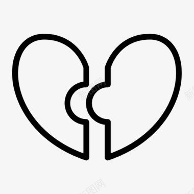 两颗心爱情浪漫图标图标