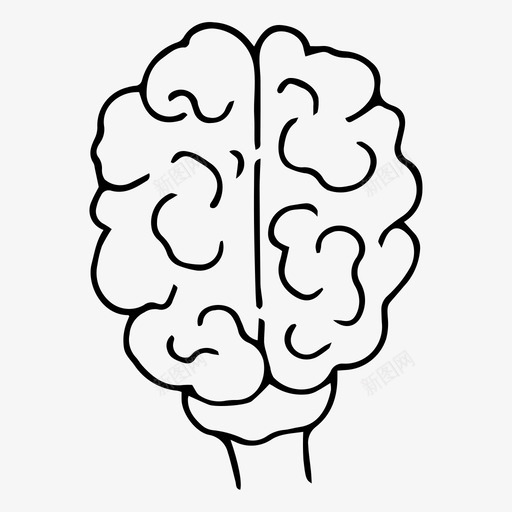 大脑解剖学生物学图标svg_新图网 https://ixintu.com 大脑 学习 学校 教育 生物学 解剖学