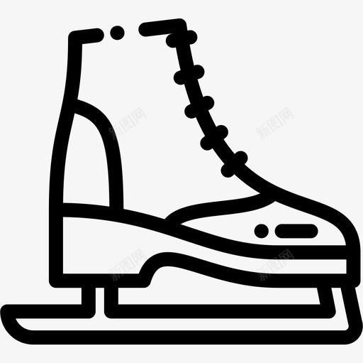 滑冰极限运动18直线型图标svg_新图网 https://ixintu.com 极限运动18 滑冰 直线型