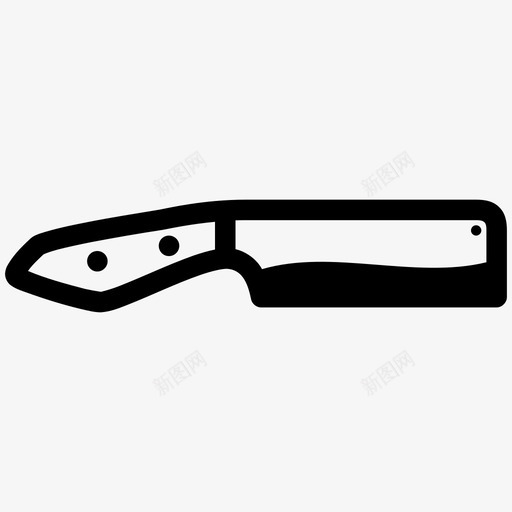 刀子厨房工具图标svg_新图网 https://ixintu.com 刀子 厨房 工具