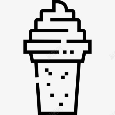 冰淇淋夏季派对14直系图标图标