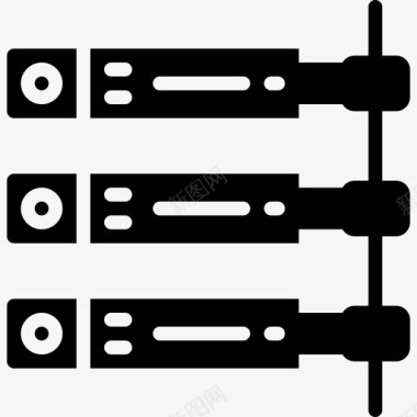 服务器网络4填充图标图标