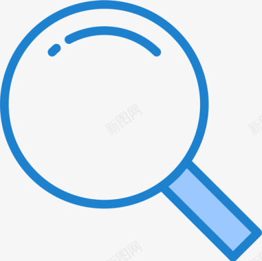 Loupe搜索引擎优化和在线营销19蓝色图标图标
