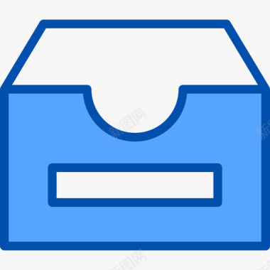 邮箱网站和电子邮件4蓝色图标图标