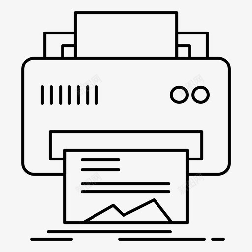 打印机数码硬件图标svg_新图网 https://ixintu.com 印刷 打印机 数据科学和制造实验室 数码 硬件 纸张