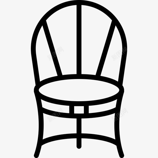 椅子舒适家具图标svg_新图网 https://ixintu.com 家具 家用 木制 椅子 舒适