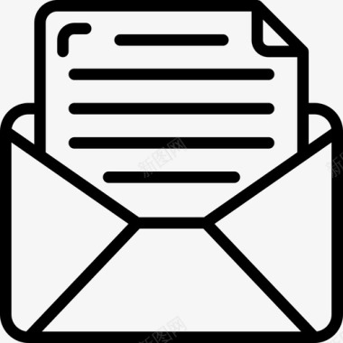 电子邮件文件8直邮图标图标
