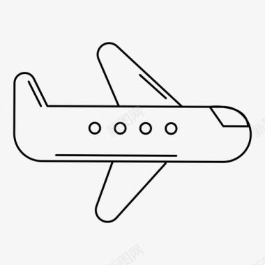 飞机空中客车航空公司图标图标