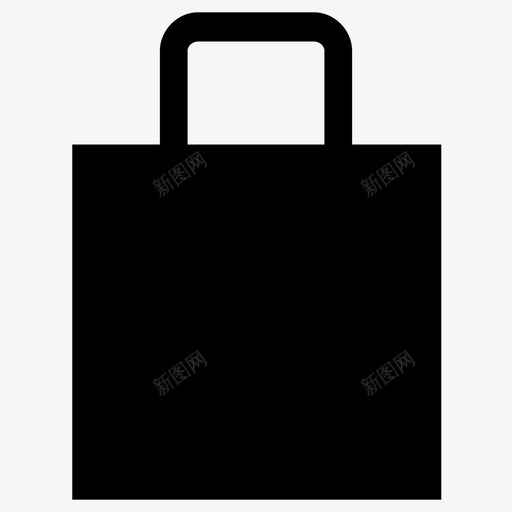 纸袋采购集市袋图标svg_新图网 https://ixintu.com 包装 纸袋 购物 购物袋 采购 集市袋