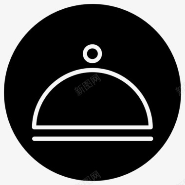 热餐酒店餐厅图标图标