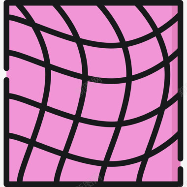 网格平面师14线性颜色图标图标