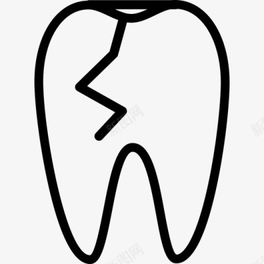断牙牙8线状图标图标