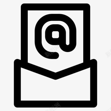 电子邮件阿罗巴通讯图标图标