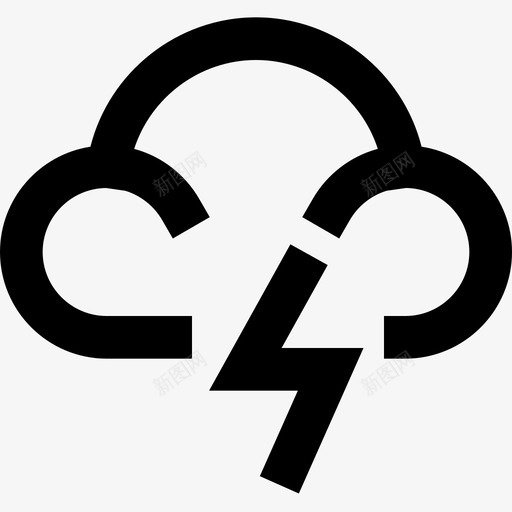 下雨天气171线性图标svg_新图网 https://ixintu.com 下雨 天气171 线性