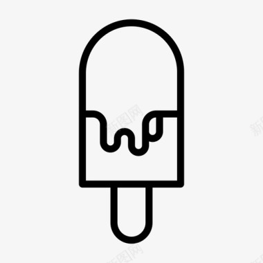 冰淇淋冰激凌咖啡馆图标图标