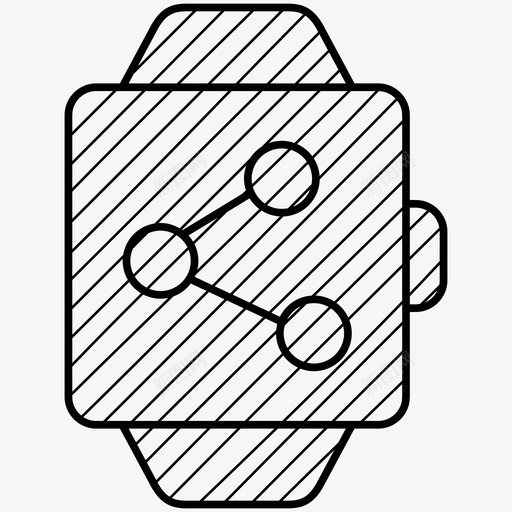 分享应用程序智能手表图标svg_新图网 https://ixintu.com 分享 应用程序 智能手表 社交媒体