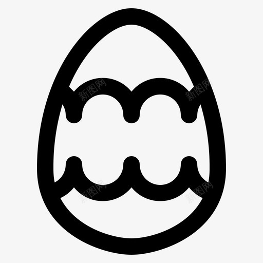 复活节彩蛋装饰吃图标svg_新图网 https://ixintu.com 吃 复活节彩蛋 复活节彩蛋轮廓 装饰 食物