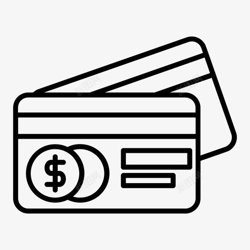 信用卡商务金融图标svg_新图网 https://ixintu.com 万事达卡 信用卡 商务 维萨 财务概要 金融