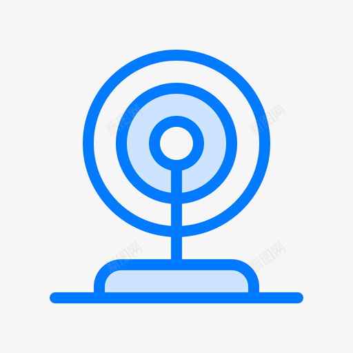 信号电信2蓝色图标svg_新图网 https://ixintu.com 信号 电信2 蓝色