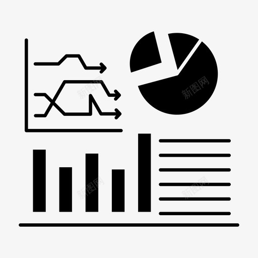 图表业务流程图图标svg_新图网 https://ixintu.com 业务 图表 成功 战略管理和战略市场研究 流程图