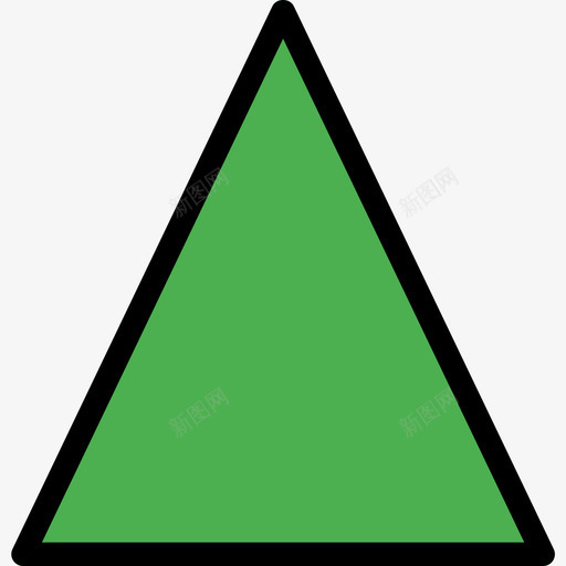 三角形形状13线性颜色图标svg_新图网 https://ixintu.com 三角形 形状13 线性颜色