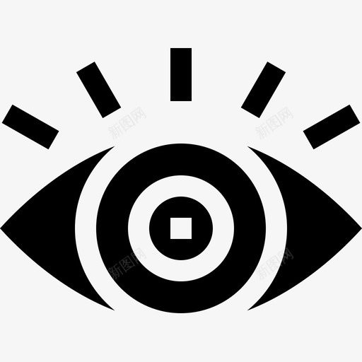 眼睛造型艺术充满图标svg_新图网 https://ixintu.com 充满 眼睛 造型艺术