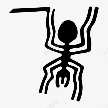 蜘蛛线纳斯卡图标图标