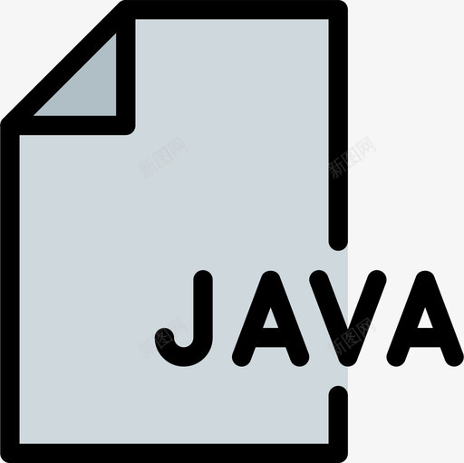 Java编程32线性彩色图标svg_新图网 https://ixintu.com Java 线性彩色 编程32