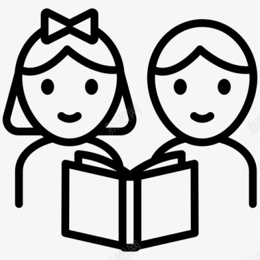 学生书籍班级图标图标