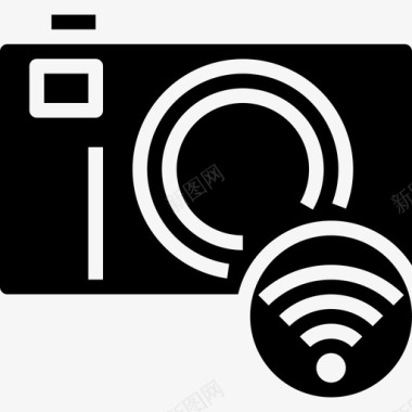 相机照片和视频8填充图标图标