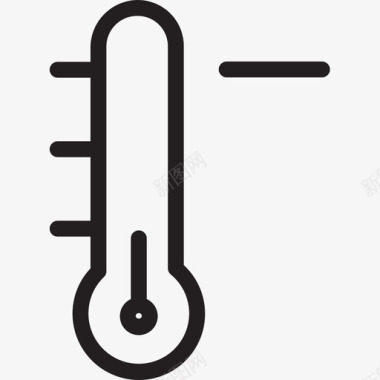 温度计-减图标