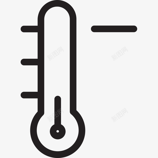 温度计-减svg_新图网 https://ixintu.com 温度计-减