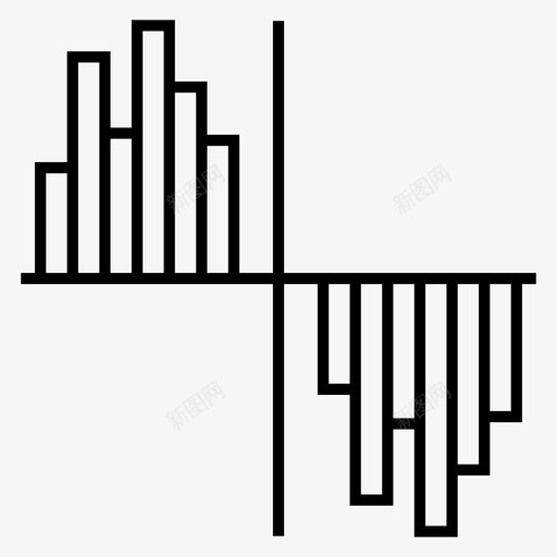 直方图条形图统计数据图标svg_新图网 https://ixintu.com 数据分析清晰 条形图 直方图 统计数据