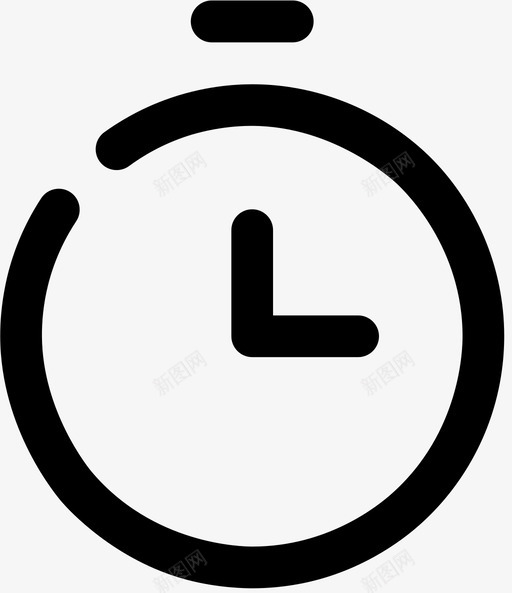 计时器日期小时图标svg_新图网 https://ixintu.com 小时 日期 秒表 计时器 限制