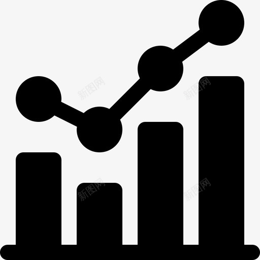 统计营销增长8已填充图标svg_新图网 https://ixintu.com 已填充 统计 营销增长8