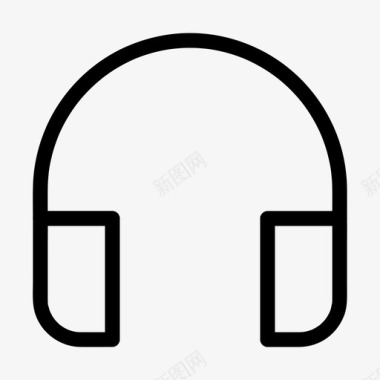 耳机电子产品收听图标图标