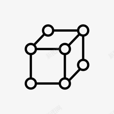 化学分子研究图标图标