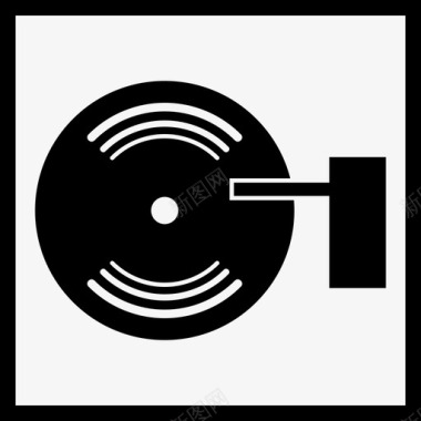 光碟音乐转盘图标图标