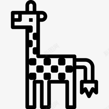 长颈鹿动物9直系图标图标