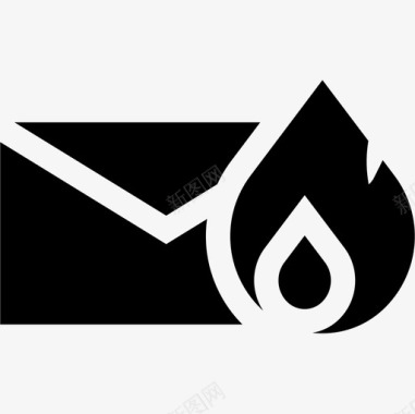 信封电子邮件26已填充图标图标