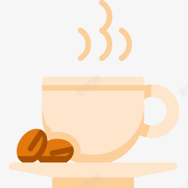 咖啡杯就业6扁平图标图标