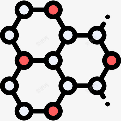 分子物理13线性颜色图标svg_新图网 https://ixintu.com 分子 物理13 线性颜色