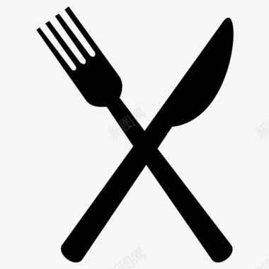 餐具厨师食物图标图标